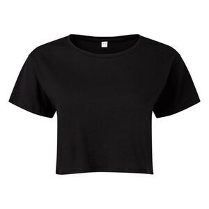 TriDri Womens/Ladies TriDri Crop Top / Black
